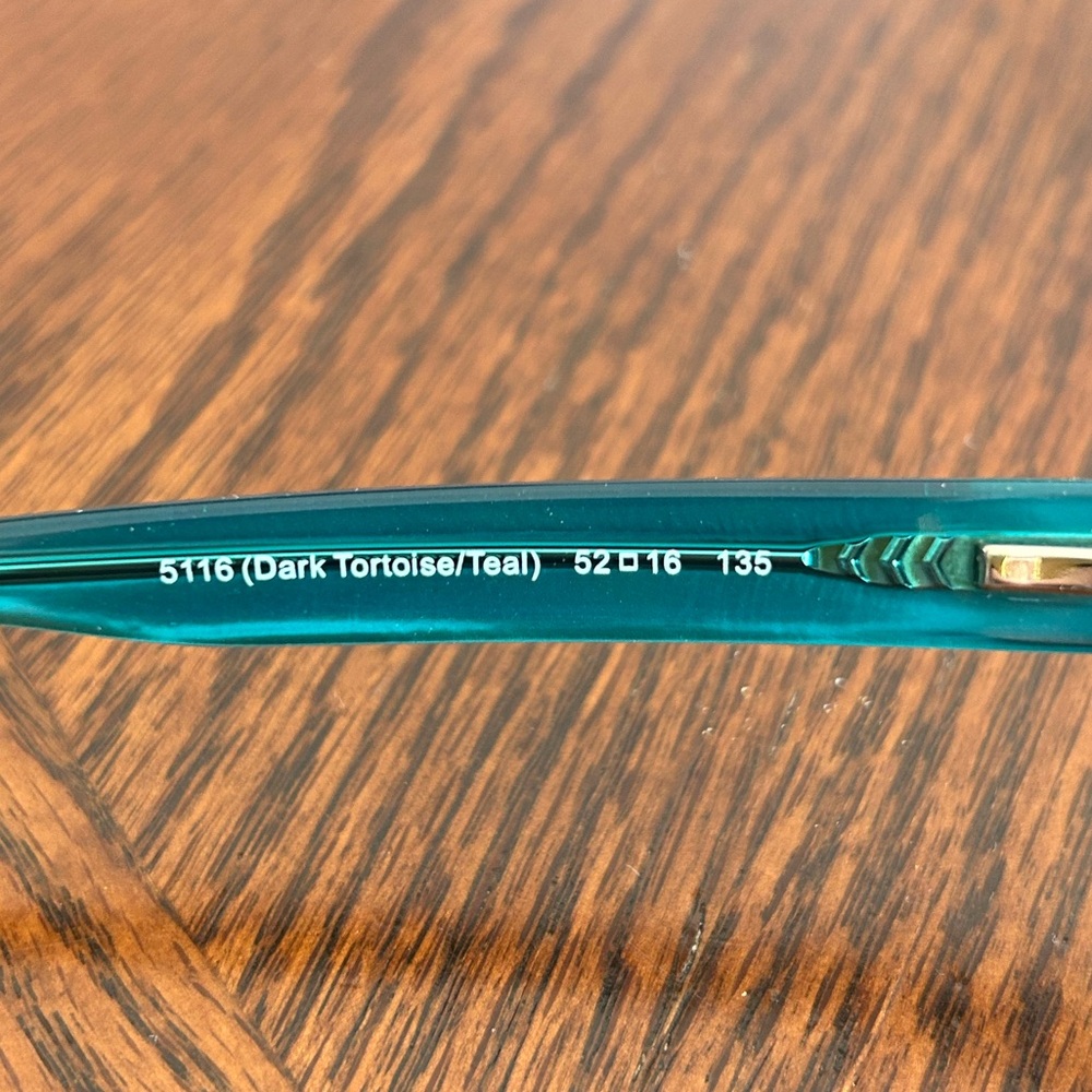Coach Brooklyn HC 6040. Dark Tortoise / Teal
Eyeglasses Frames - Picture 6 of 14
